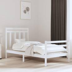 vidaXL 100 Solid Wood Bed Frame Bettrahmen