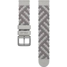 Polar Cinturini per smartwatch Polar Lederarmband 20 mm Grau