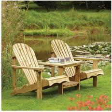 Best Garden Chairs Rowlinson Softwood Adirondack Companion Garden