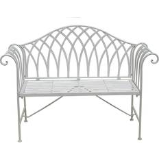 GlamHaus GlamHaus Foldable Shabby Chic Garden Bench