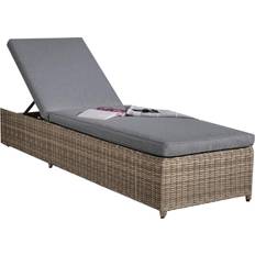 Garden & Outdoor Furniture Royalcraft Wentworth Sunlounger Manual Multi Position with Cushion