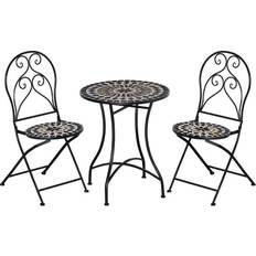 Bistro Sets OutSunny 3 PCs Garden Bistro Set