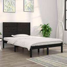 Double bed vidaXL Solid Wood Bed Frame Double Bettrahmen