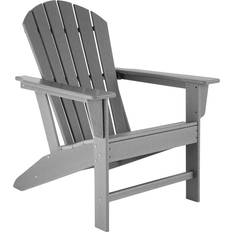 Grau Liegestühle tectake Garden chair Joan