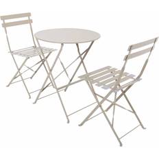 Charles Bentley Folding Metal Bistro Set