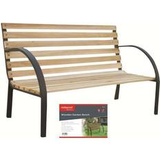Utemöbler Redwood 2 Person Woodeen Metal Trädgårdsbänk