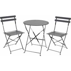 Charles Bentley Folding Metal Bistro Set