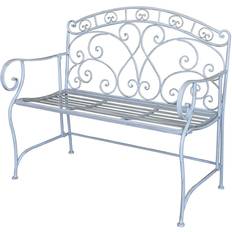 Garden & Outdoor Furniture GlamHaus Shabby Garden Bench