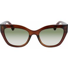 Longchamp LO691S Ovale Dameszonnebril - Grijs