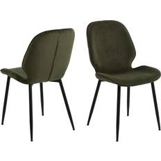 Green Kitchen Chairs Nordform Femke Dining Olive Green Set Of 4 Kitchen Chair