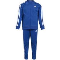 3-6M - Boys Tracksuits Children's Clothing adidas Signature Tracksuit - Team Royal Stripe Blue (AG5902)