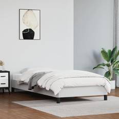 vidaXL vit 80x200 konstläder Sängram