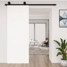 Standard Sliding Doors vidaXL Barn White 80 1.8 x 214 cm Sliding Door (x)