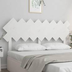 vidaXL 159,5x3x80,5 massivt fyrretræ Sengegavl