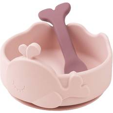 Stick & Stay Bowl & Baby Spoon  