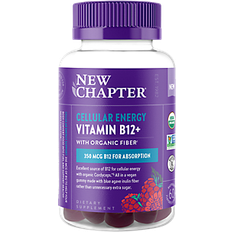 Chapter Cellular Energy Vitamin B12+ with Organic Fiber Raspberry 60 Gummies