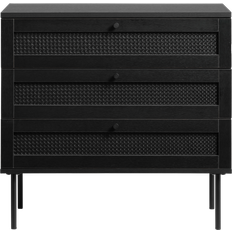 Unique Furnitures Cassettiera Bassa Nera In Rovere 80 x 75 cm Comò