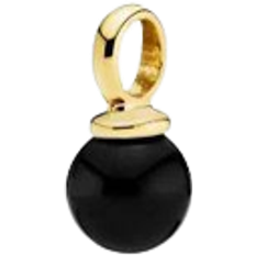 Onyxer Charms & Vedhæng Izabel Camille New Pearly Pendant - Gold/Onyx