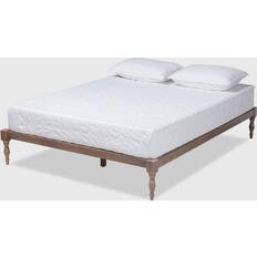 Baxton Studio Bed Frames Baxton Studio Queen Iseline Wood Bed Frame