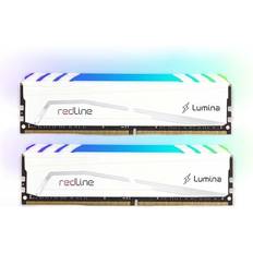 CL12 RAM minnen Mushkin Redline Lumina RGB White DDR4 2666MHz 2x32GB (MLB4C266GHHF32GX2)