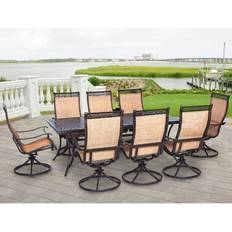 8 piece patio dining sets Hanover 9-Piece Patio Dining Set