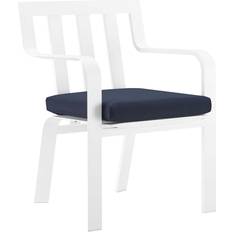 Blue Patio Chairs modway Baxley Collection EEI-3571-WHI-NAV