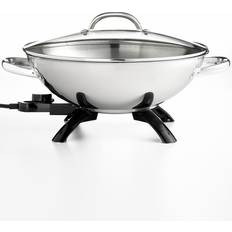 Ceramic Hob Wok Pans Presto 1500 W 17 Steel Electric