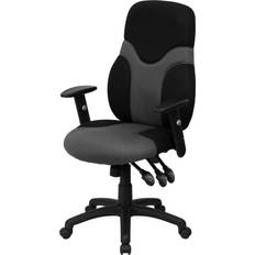 Furniture Flash Furniture BT-6001-GYBK-GG High Back Ergonomic Office Chair