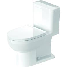 Toilets Duravit No.1 1-Piece 1.28 GPF Single Flush Elongated Toilet in White Seat Included