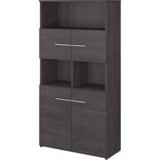 Gray Book Shelves Bush Business Furniture Office 500 5 Book Shelf