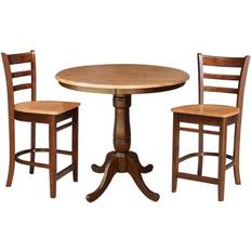 Chairs International Concepts 3-Piece Bar Stool