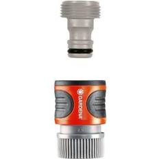 Gardena Garden & Outdoor Environment Gardena 5/8 Nylon/ABS Non-Threaded Hose Connector with Water Stop