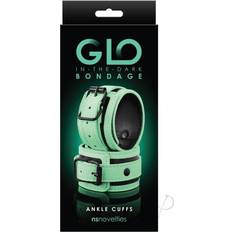 Grøn Lænker Sexlegetøj NS Novelties Glo Bondage Ankle Cuff Green in stock