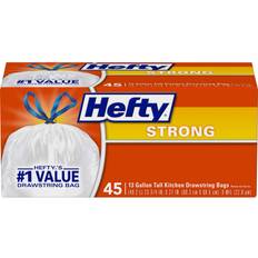 Cleaning Equipment & Cleaning Agents Hefty Strong Tall Kitchen Trash Bags, Unscented, 13 Gallon, 45 Count