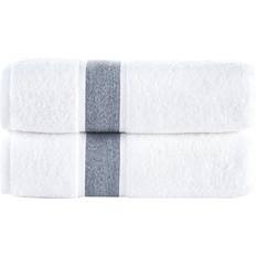 Textiles Brooks Brothers Ottoman 2 Bath Towel Blue