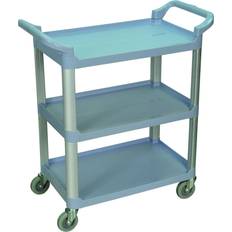 Luxor 3-Shelf Polyethylene Cart Trolley Table