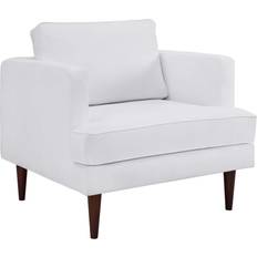 Modway White Armchairs modway Agile Armchair