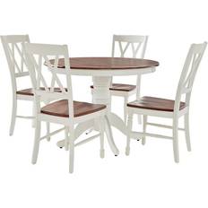 Crosley Shelby Dining Set 42x42" 5