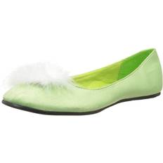 Donna - Verde Ballerine Ellie Shoes Fairy Adult Flats