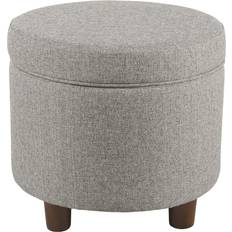 HomePop Round Storage Ottoman