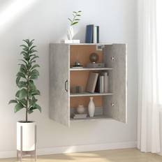 vidaXL 69,5 x 34 x 90 cm Betongrå Vægskab