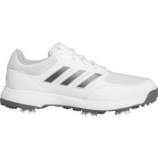 Zilver Golfschoenen Adidas Tech Response 3.0 Golf Wide - White/Silver