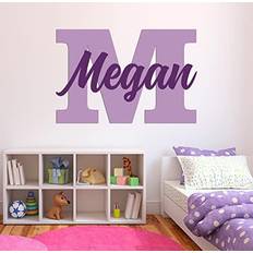 Wall Decor Cryptonite Name and Initial Vinyl Wall Decal