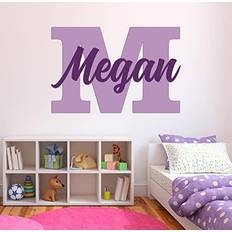 Name and Initial Vinyl Wall Decal