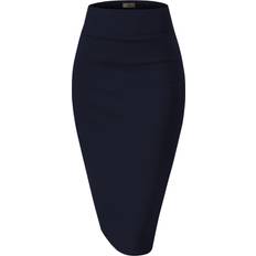 Premium Ponte Stretch Office Pencil Skirt