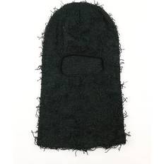 Acrylic Balaclavas Atakai Distressed Knitted Full Face Ski Balaclava - Black