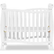 Non-Toxic Bedside Crib Dream On Me Violet/Piper 4 in 1 Convertible Mini Crib 25x40"