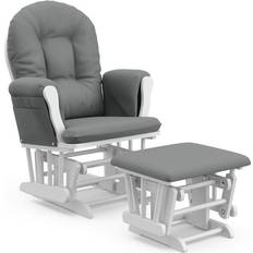 Storkcraft Hoop Glider & Ottoman Set