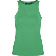 Braun - Damen Tanktops Vero Moda Standard Fit O Neck T-shirt