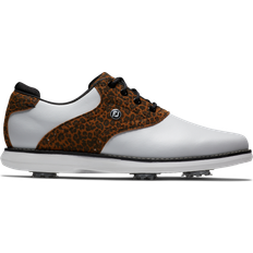 Women Golf Shoes on sale FootJoy Women's Traditions Golf Shoe - White/Leopard